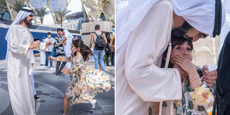 7-Year-Old Girl Who Wanted A Photo with HH Sheikh Mohammed Fulfilled