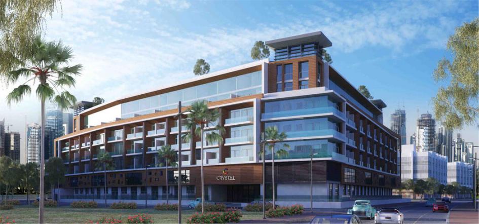 Crystal Residence Apartments at  Jumeirah Village Circle